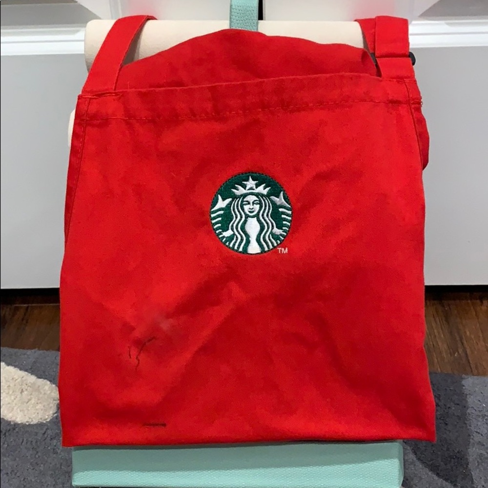 Starbucks Holiday Apron USED (#2)